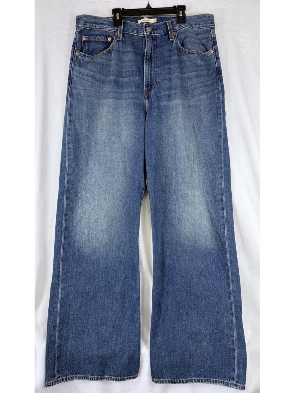 Levis Ribcage Wide Leg Jeans 33 Blue High Rise Jeans 33x34 Levi’s